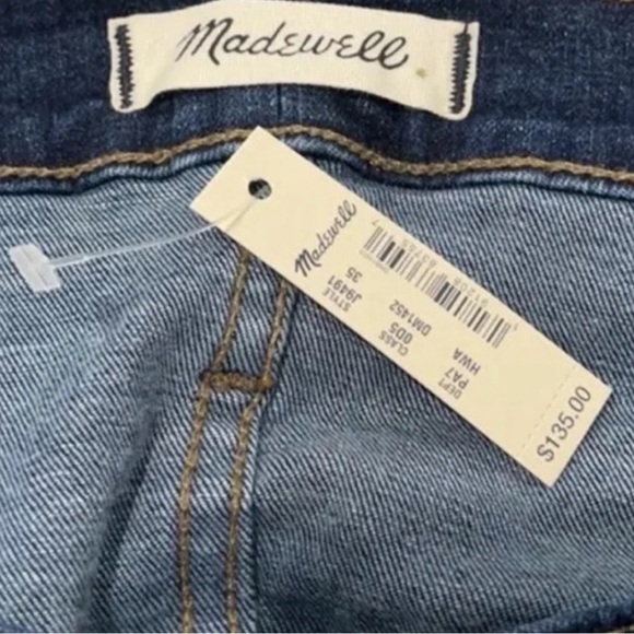 Madewell Plus 9" Mid-Rise Skinny Jeans in Hayes Wash: Button-Front Edition NWT - Picture 6 of 7